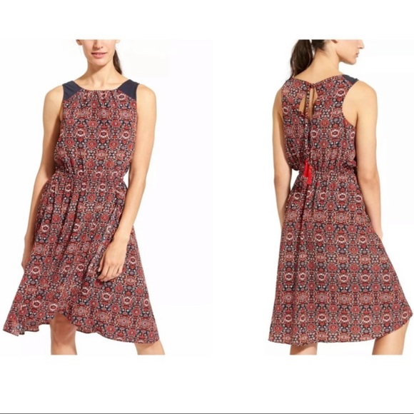 Athleta Red & Blue Dress, Size XXS - Picture 7 of 7